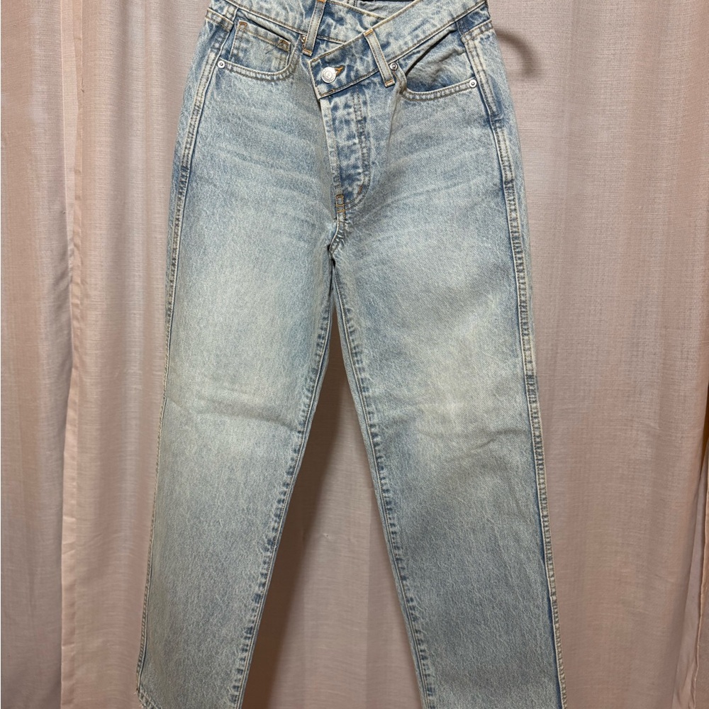 REVICE Blue Straight Leg Jeans Classic Style